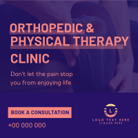 Orthopedic and Physical Therapy Clinic Instagram Post Design