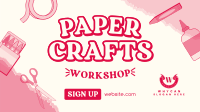 Kids Paper Crafts Facebook event cover Image Preview