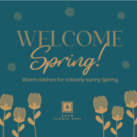 Welcome Spring Greeting Instagram post Image Preview