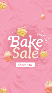 Sweet Bake Sale TikTok Video Design