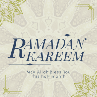 Psychedelic Ramadan Kareem Linkedin Post Image Preview