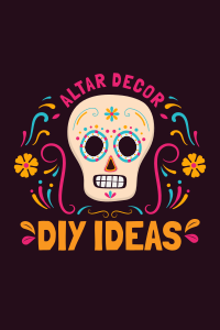 Dia De Muertos Parade Pinterest Pin Design