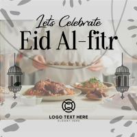 Eid Al Fitr Greeting Instagram post Image Preview