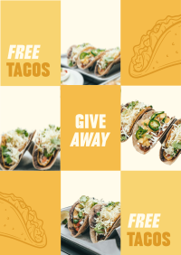Tacos Giveaway Flyer Design
