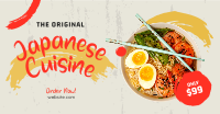 Original Japanese Cuisine Facebook Ad Design