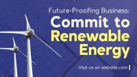 Commit to Renewable Energy Animation Preview