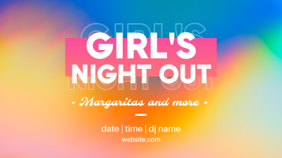 Girl's Night Out Facebook event cover Image Preview