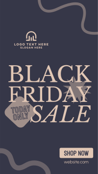 Black Friday Scribble Sale YouTube Short Design