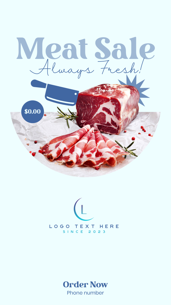 Best Meat Instagram Story Design Image Preview