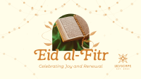 Blessed Eid Mubarak Facebook event cover Image Preview