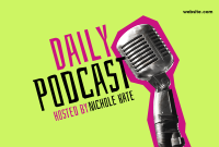 Daily Podcast Pinterest Cover Image Preview