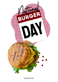 Fun Burger Day Flyer Design