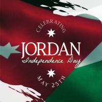 Jordan Independence Flag  Instagram post Image Preview
