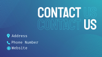 Smooth Corporate Contact Us Facebook Event Cover Design