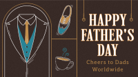 Vintage Father's Day Animation Image Preview
