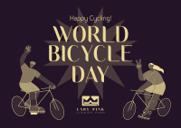 World Bike Day Postcard Image Preview