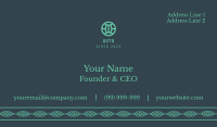 Bohemian Business Card Image Preview