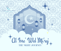 Al Isra wal Mi'raj Greeting Facebook Post Image Preview