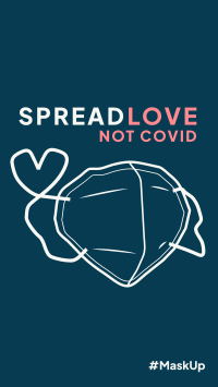 Love Not Covid Facebook story Image Preview