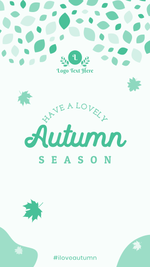 Autumn Leaf Mosaic Facebook story Image Preview
