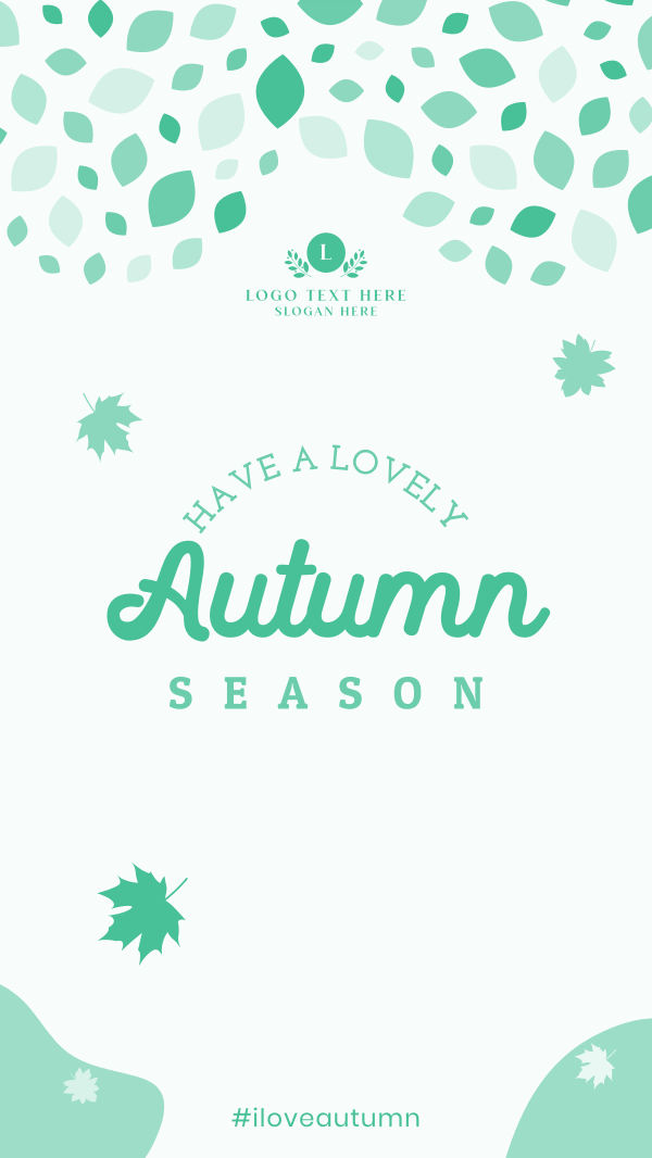 Autumn Leaf Mosaic Facebook Story Design Image Preview