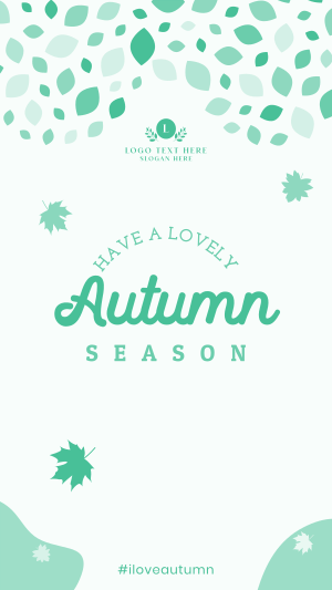 Autumn Leaf Mosaic Facebook story Image Preview