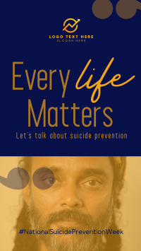 Simple Suicide Prevention Campaign TikTok Video Design
