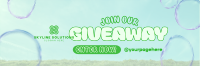 Giveaway Quirky Bubbles Twitter Header Image Preview