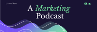 Marketing Professional Podcast Twitter header (cover) Image Preview
