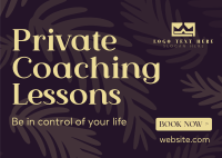 Private Coaching Postcard Image Preview