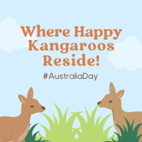 Fun Kangaroo Australia Day Linkedin Post Image Preview