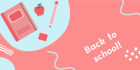 Cute Back to School Twitter post Image Preview