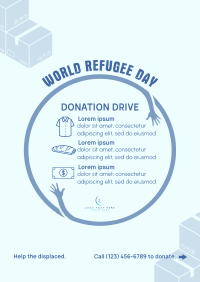 World Refugee Day Donations Flyer Image Preview