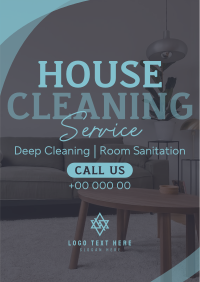 Professional House Cleaning Service Poster Image Preview