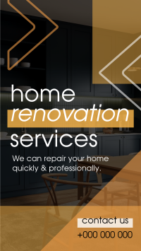 Simple Triangles Home Renovation YouTube short Image Preview