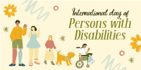 Persons with Disability Day Twitter Post Design