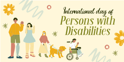 Persons with Disability Day Twitter Post Image Preview