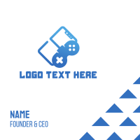 Game Application Business Card Design