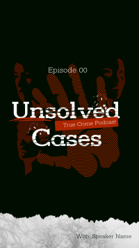 Unsolved Crime Podcast TikTok Video Image Preview