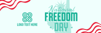 Freedom Day Celebration Twitter Header Design
