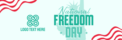 Freedom Day Celebration Twitter header (cover) Image Preview