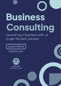 Abstract and Shapes Business Consult Poster Image Preview