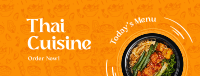 Thai Cuisine Facebook cover Image Preview