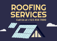 Residential Roof Repair Postcard Image Preview