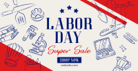 Labor Day Sale Facebook Ad Design