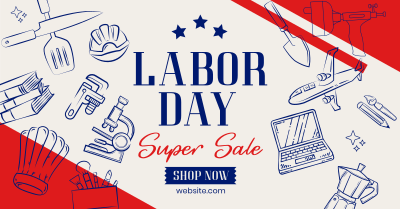 Labor Day Sale Facebook ad Image Preview