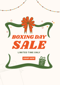 Boxing Day Sale Poster Design