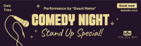 Stand Up Comedy Special Twitter header (cover) Image Preview