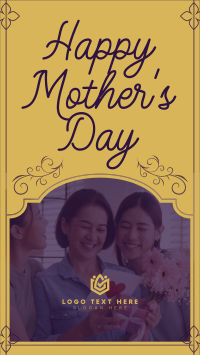 Elegant Mother's Day Greeting TikTok video Image Preview