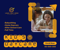 Kid's Daycare Services Facebook Post Design